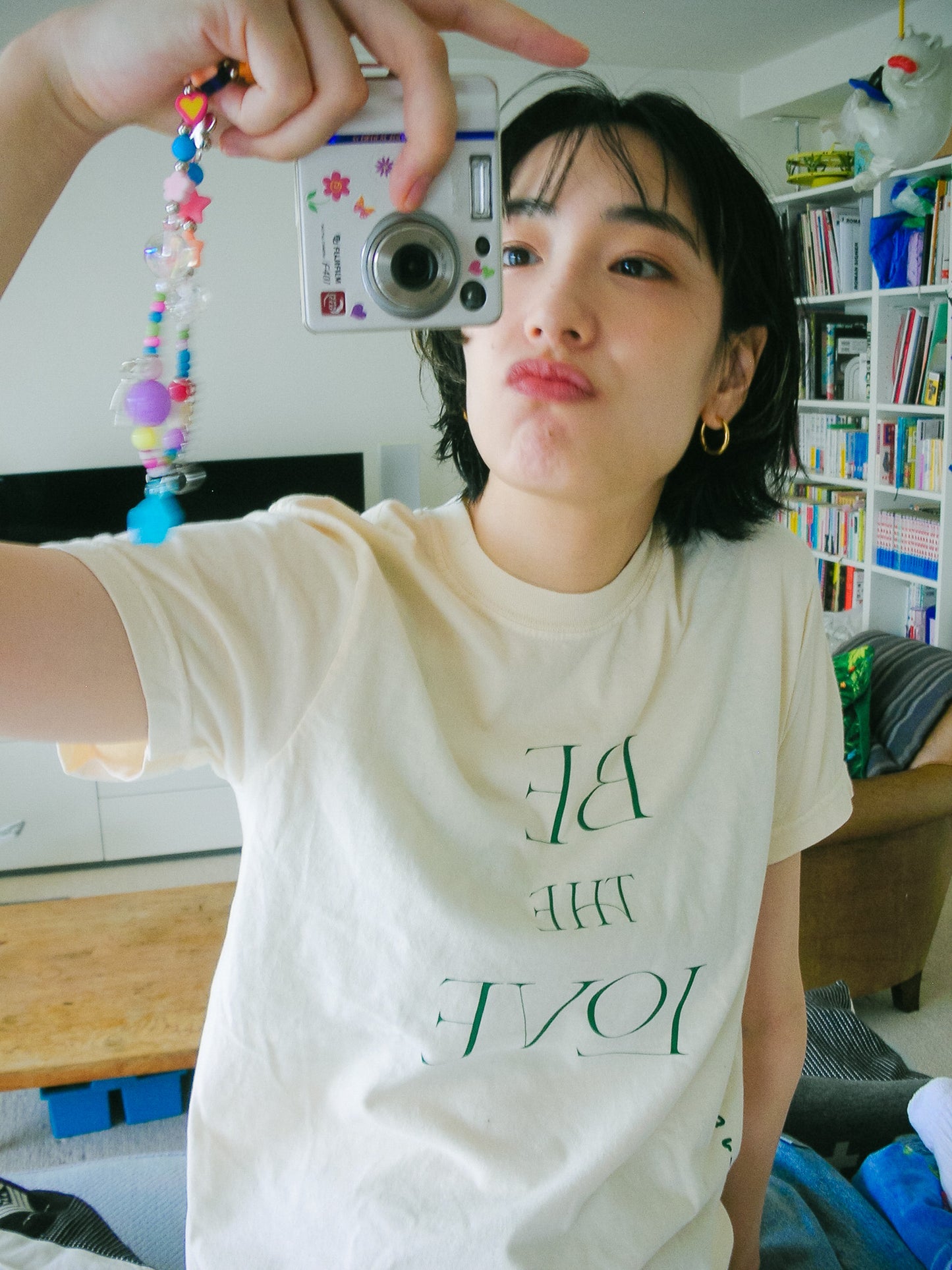 Be The Love T-shirt　オフホワイト　Sサイズ